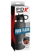 PDX Plus Fuck Flask Secret Delight Mens Stroker Grey Bottle Masturbators and Strokers
